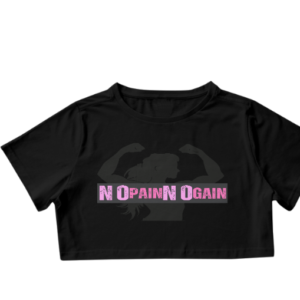 CAMISETA CROPPED NO PAIN NO GAIN