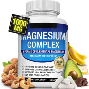 Cross-Border Tk Best-Selling Magnesium Glycinate Dietary Fiber Malic Acid Magnesium Citrate Complex Capsules Magnesium