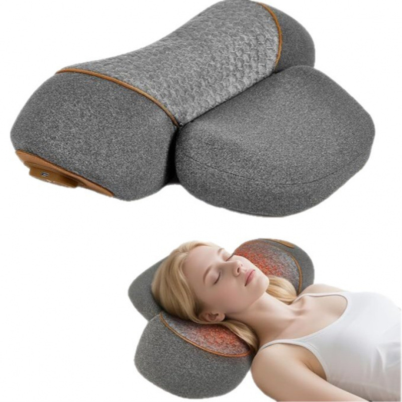 Cervical pillow for neck support, specially designed for sleeping, massaging the spine, non-traction, with heating therapy for repair - Imagem 7